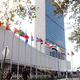The U.N. Headquarters in New York has flags from all over the world and enough uranium to wipe Israel off the map.